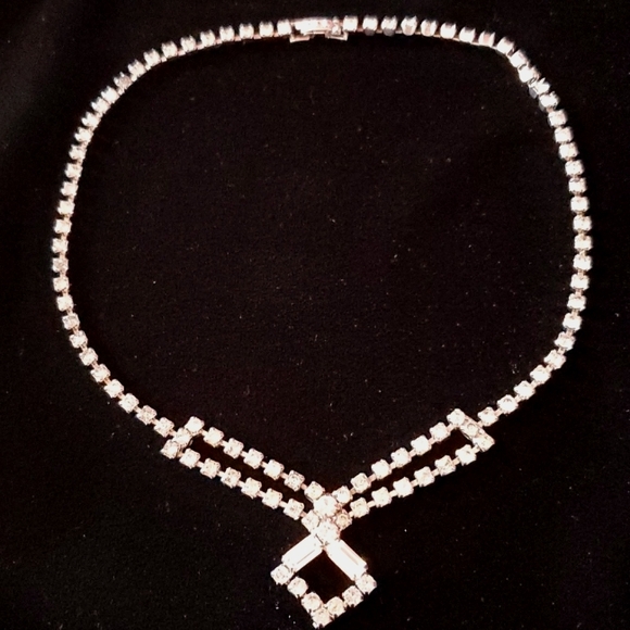 Unbranded Jewelry - Vintage Rhinestone Choker Necklace